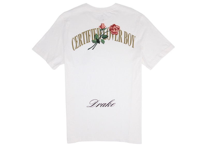 Nike x Drake Certified Lover Boy Rose T-Shirt White Men's - FW20 - GB