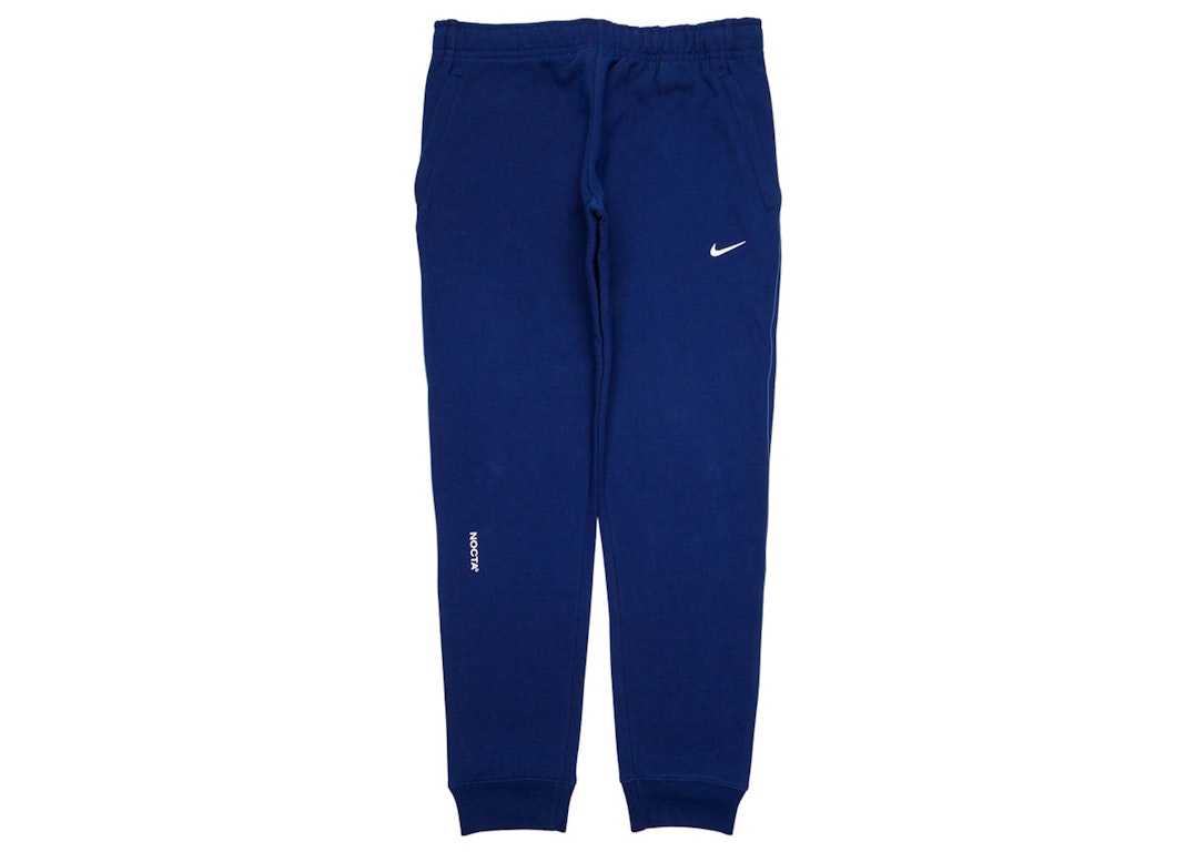 Pre-owned Nike X Drake Nocta Cardinal Stock Fleece Pants Navy