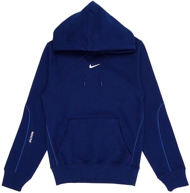 Vintage Nike Swoosh Full Zip Up Hoodie Blue Label Sweatshirt Men