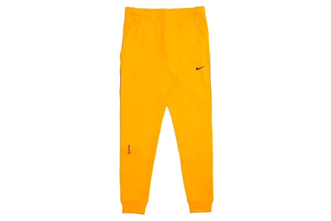 Pre-owned Nike X Drake Nocta Fleece Pants (asian Sizing) Yellow