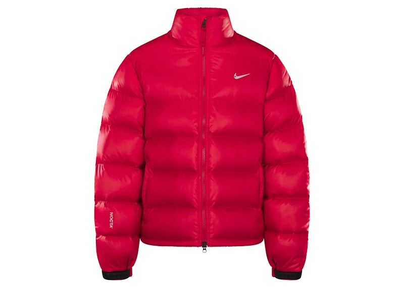 サイズ…MNOCTA Nike sunset puffer red down jacket - ダウンジャケット