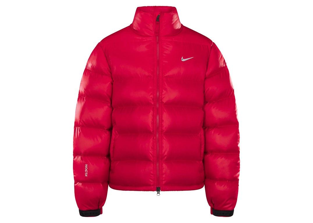 Pre-owned Nike X Drake Nocta Sunset Puffer Jacket Red