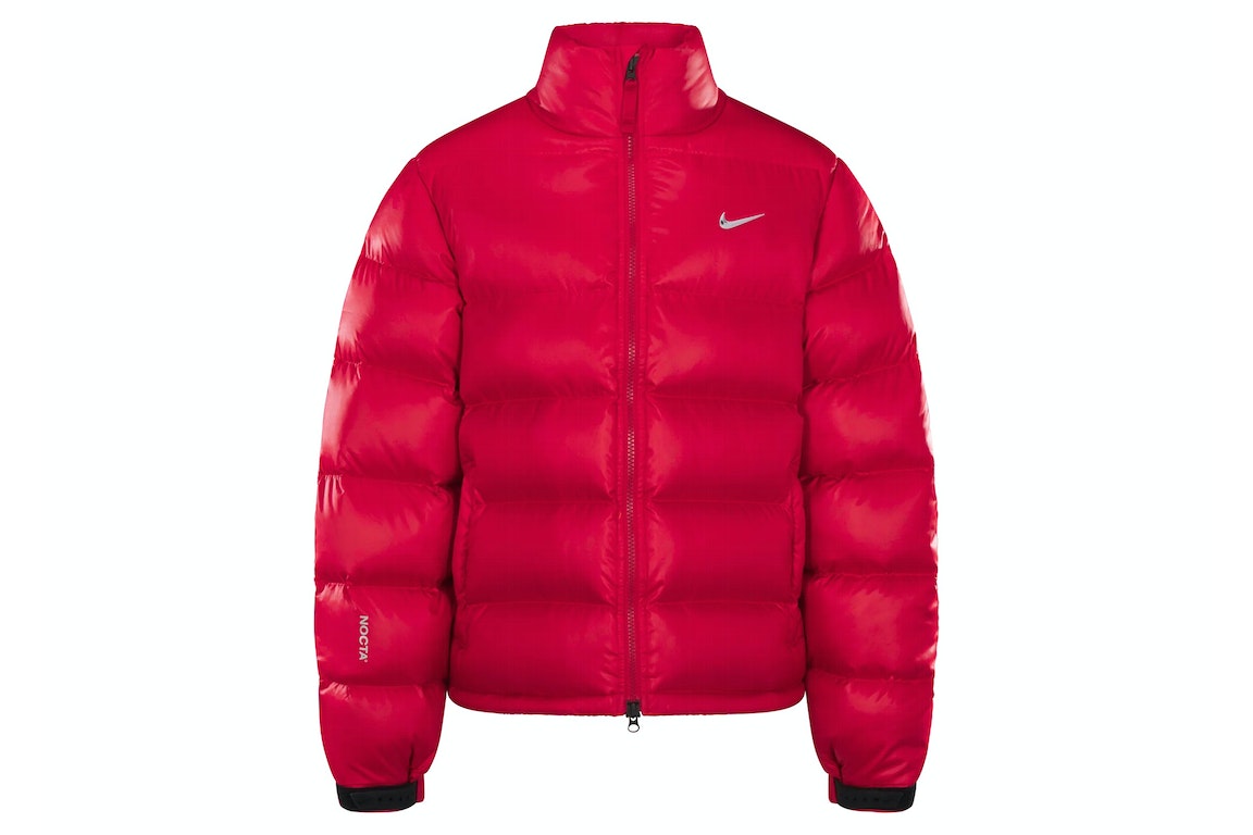 Pre-owned Nike X Drake Nocta Sunset Puffer Jacket Red