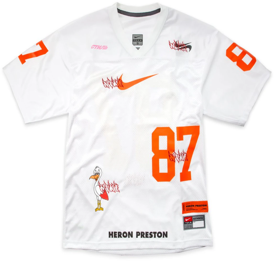 heron preston nike フットボールシャツ　Sサイズ