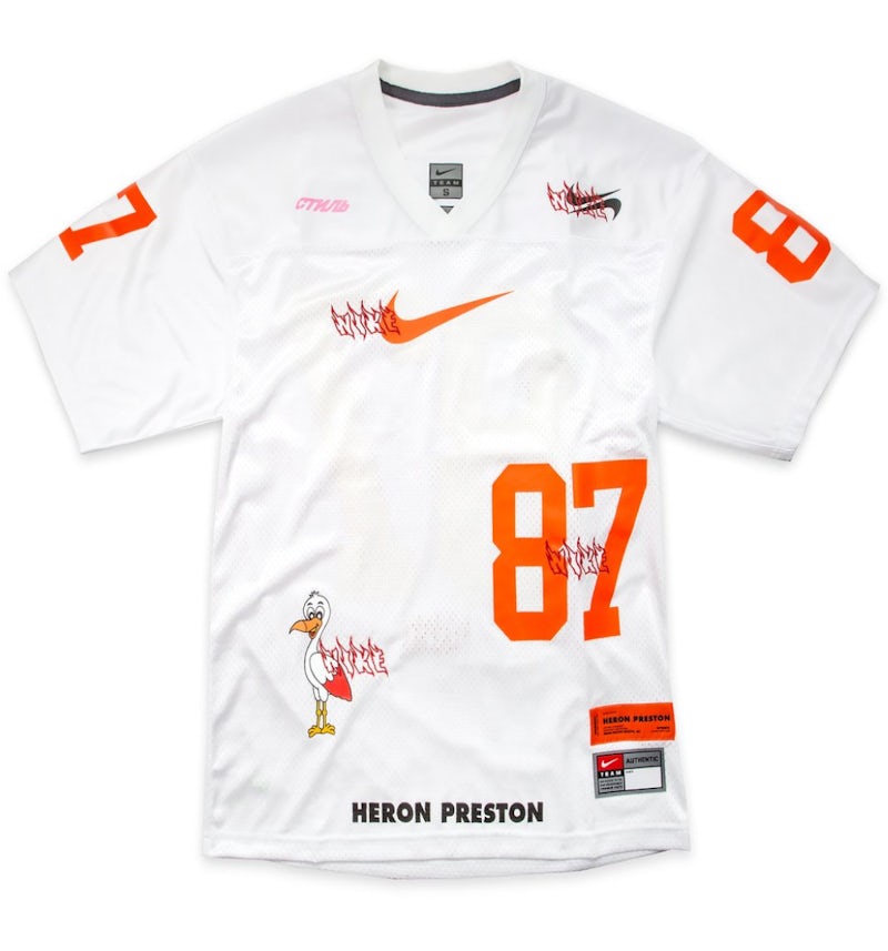 Nike x Heron Preston Oversized Jersey White Men s SS19 GB