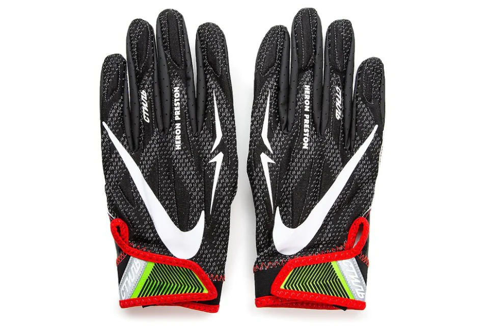 Nike x Heron Preston Superbad 4.5 Football Gloves Black/White Men's ...