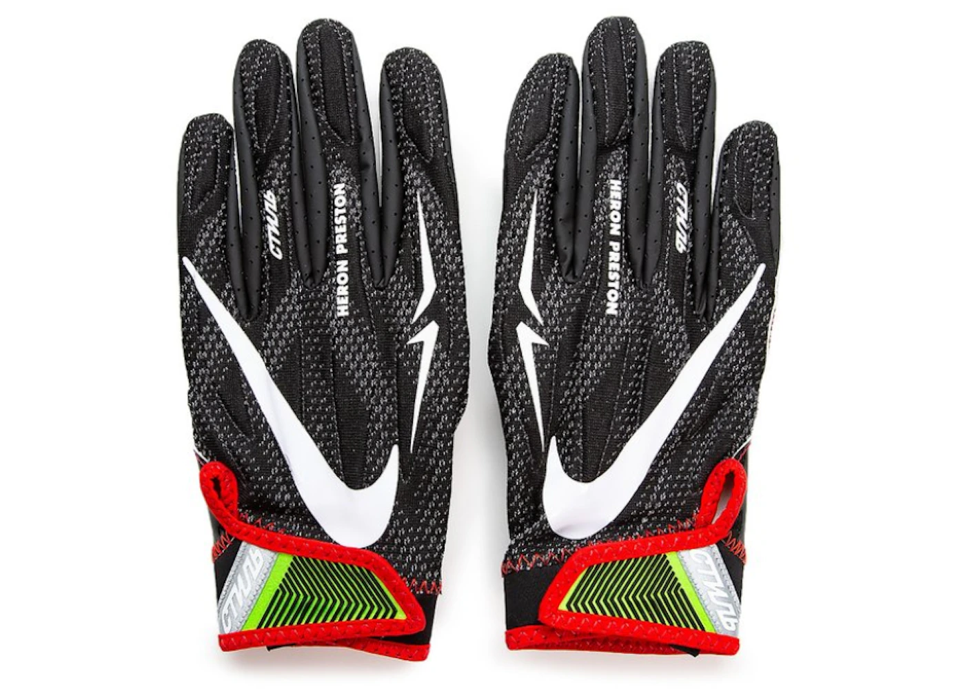 x Heron Preston Superbad 4.5 Football Gloves Black/White - SS19 Men's US