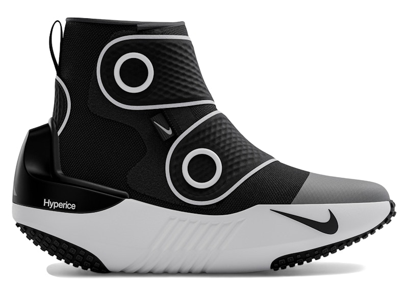 Pre-owned Nike Men's  X Hyperice Hyperboot Sneakers In Black/white/grey