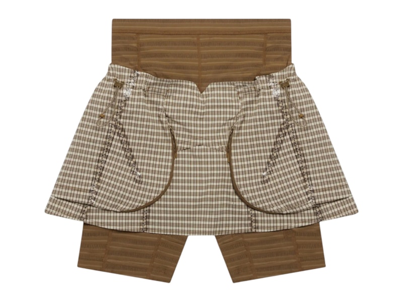 NIKE Pre-owned X Knwls Women's Joan Skirt In Yukon Brown/rattan
