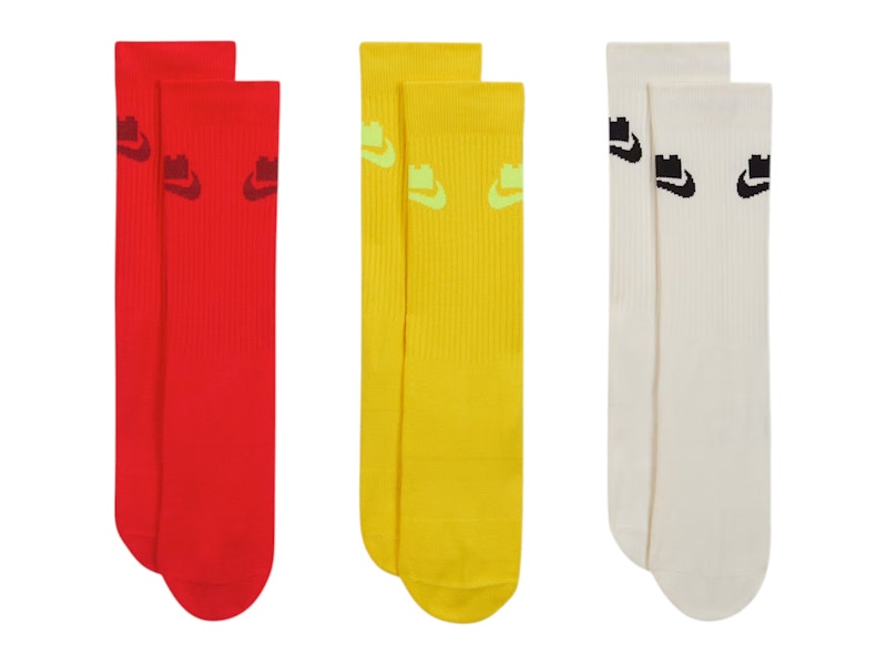 Pre-owned Nike X Lego Collection Everyday Essentials Crew Socks In Multi