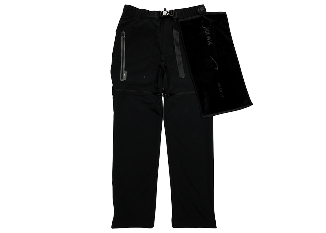Pre-owned Nike X Mmw 3-1 Convertible Pants Black