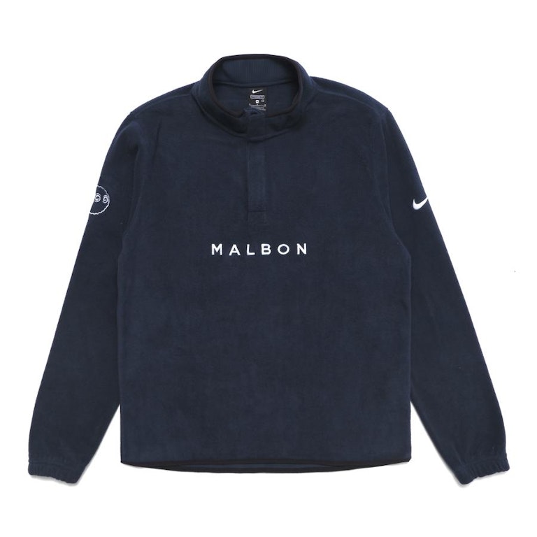 Pre-owned Nike X Malbon Therma Victory Half Zip Olc Jacket College Navy