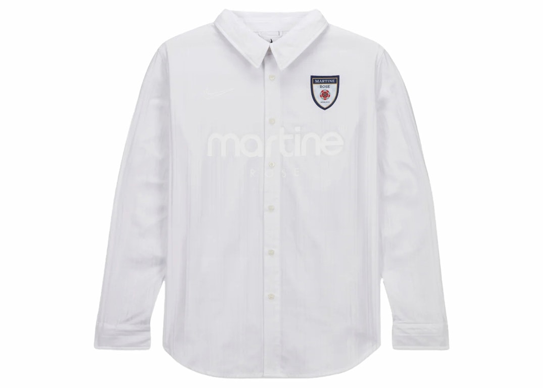 Pre-owned Nike X Martine Rose Dress Shirt White