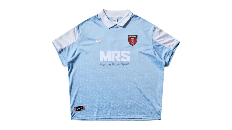 Nike x Martine Rose Football Jersey Psychic Blue Men's - FW25 - US