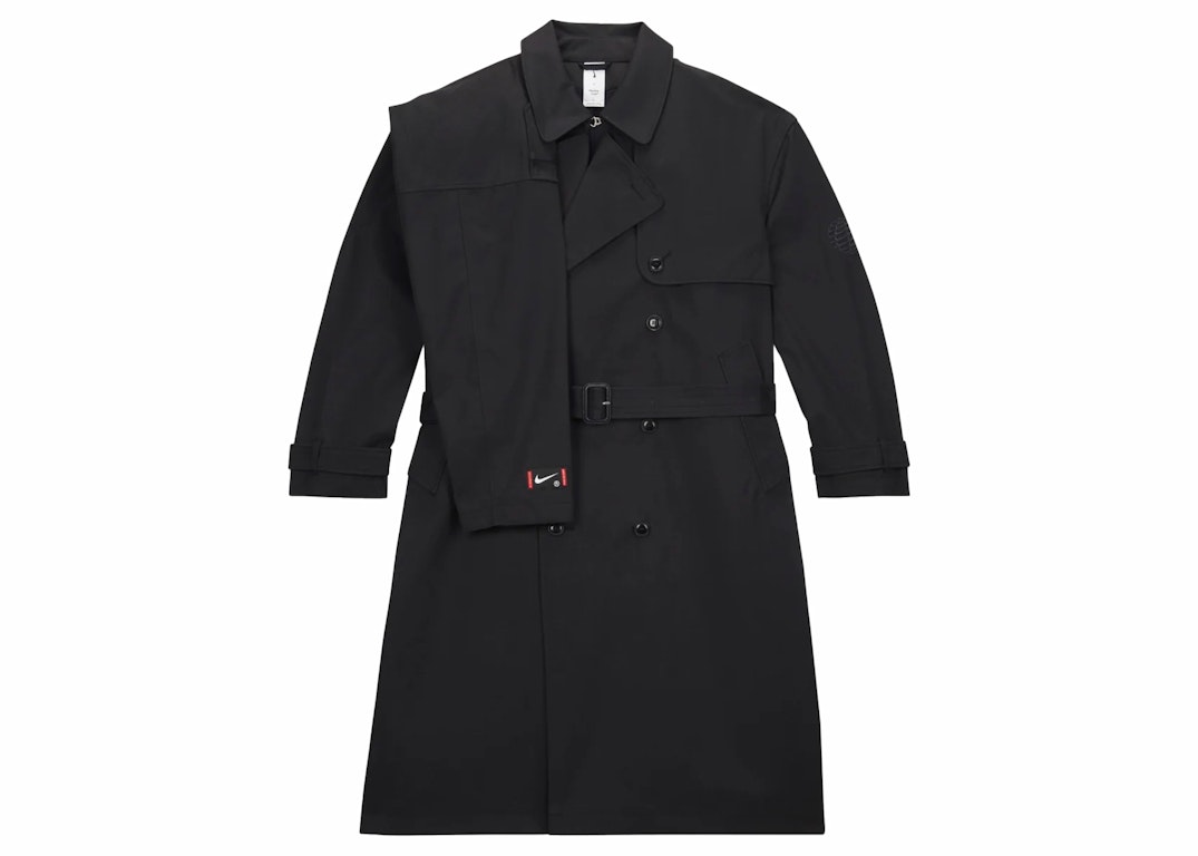 Pre-owned Nike X Martine Rose Trench Jacket (asia Sizing) Navy