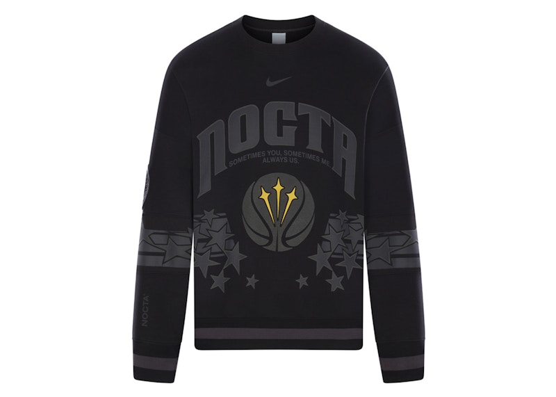 Nike x NOCTA Champions League Crewneck Black Men's - FW23 - US