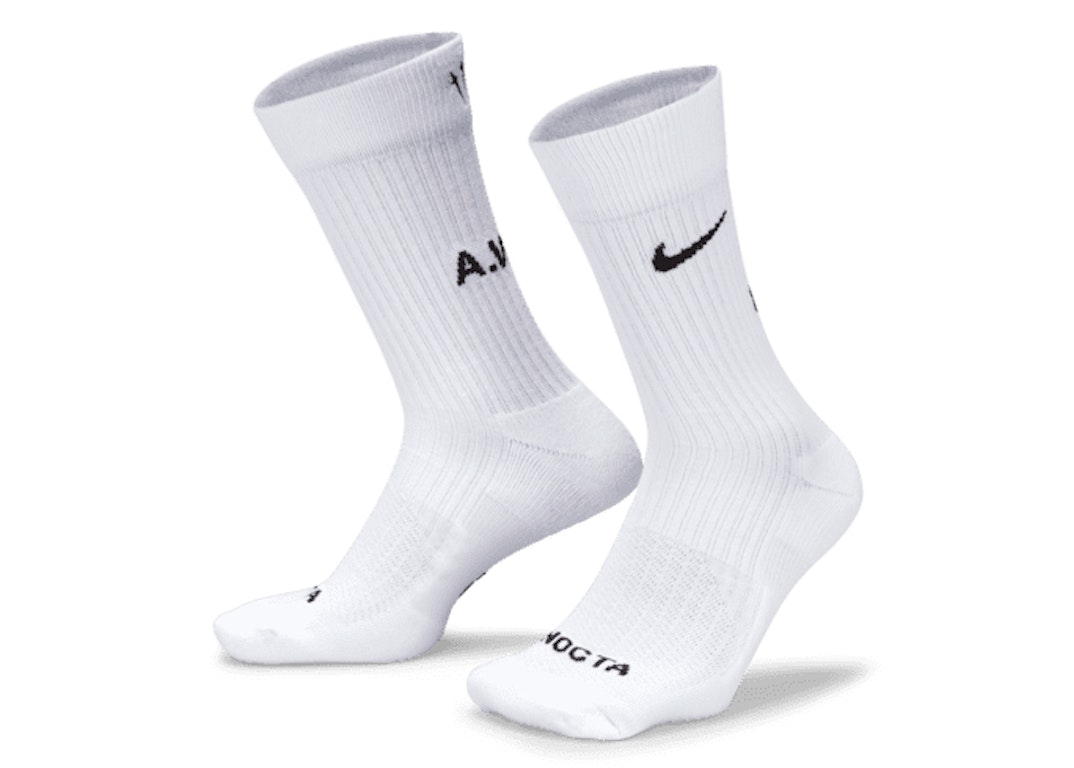 Pre-owned Nike X Nocta Crew Pack Of 3 Socks White