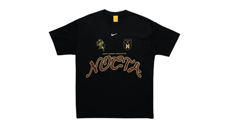 Nike x NOCTA Cricket Association T-shirt Black Men's - FW25 - US