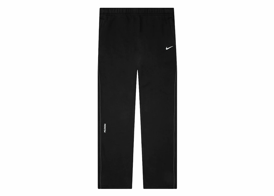 Pre-owned Nike X Nocta Fleece Cs Open Hem Sweatpant Black