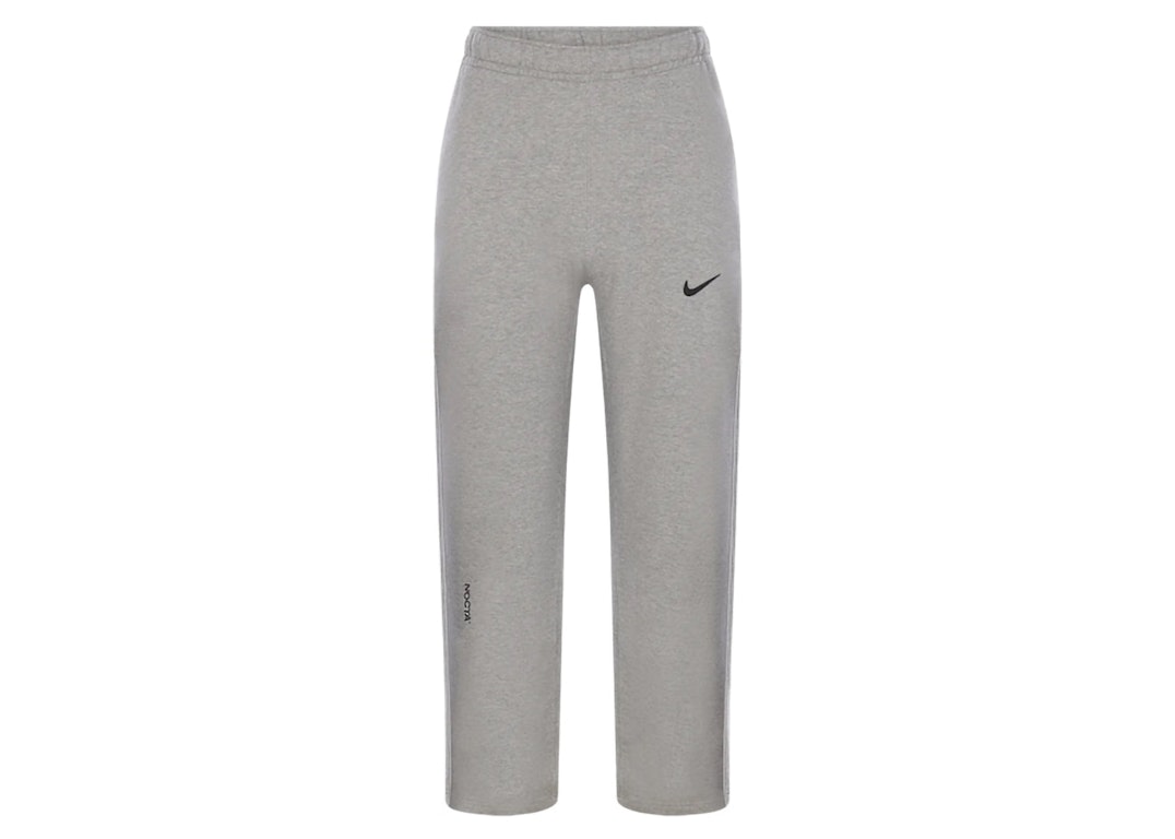 Pre-owned Nike X Nocta Fleece Cs Open Hem Sweatpant Dark Grey Heather