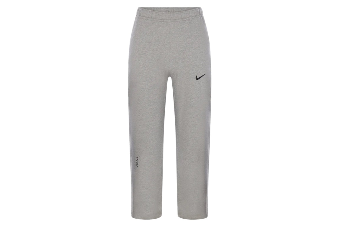 Pre-owned Nike X Nocta Fleece Cs Open Hem Sweatpant Dark Grey Heather