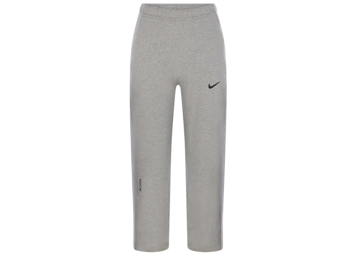 Pantalone Nike x NOCTA Fleece CS Open Hem grigio scuro mélange