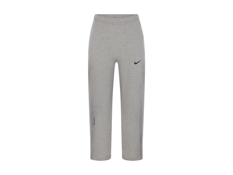 Pre-owned Nike Men's  X Nocta Fleece Cs Open Hem Sweatpant In Dark Grey