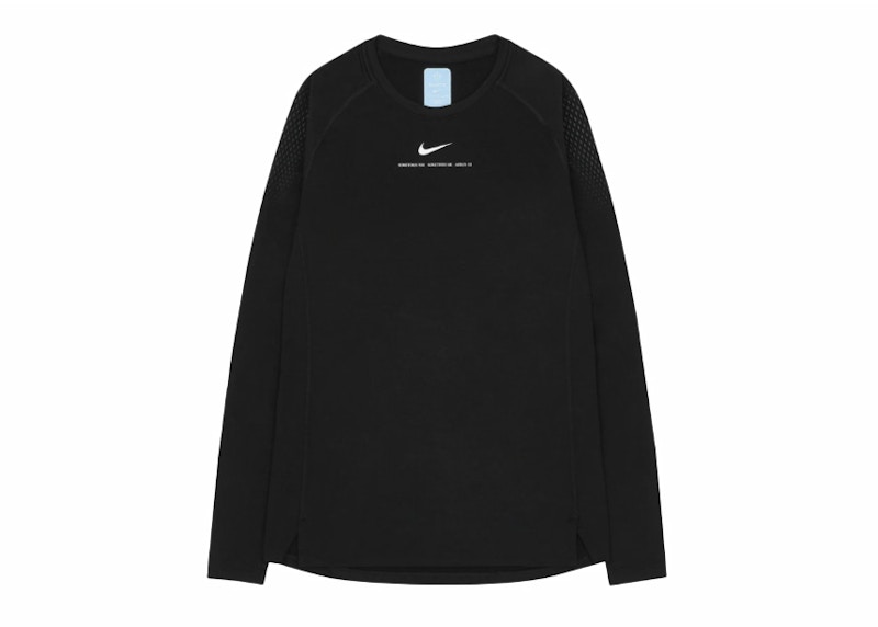 トップス NIKE M NRG NOCTA LS BL TOP BLACK Ascent LS Tee Dark Obsidian | NOCTA