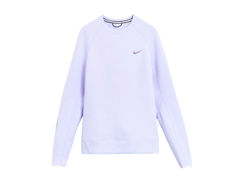 Pre-owned Nike Men's X Nocta Nrg Tech Fleece Crewneck Sweatshirt In Palest Purple/daybreak
