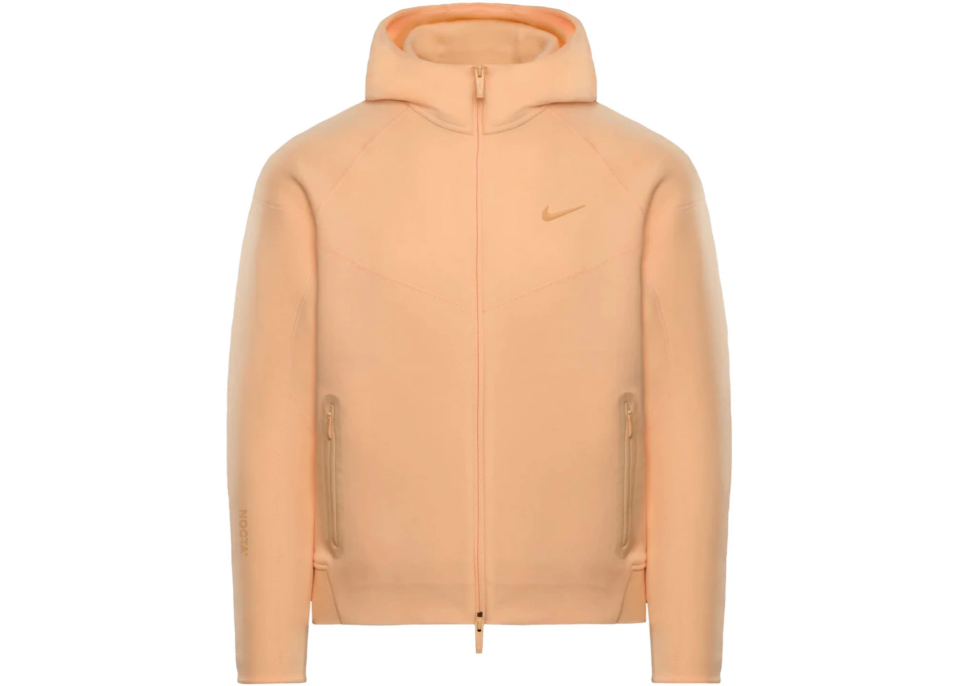Nike x NOCTA NRG Tech Fleece Full Zip Hoodie Ice Peach Men's