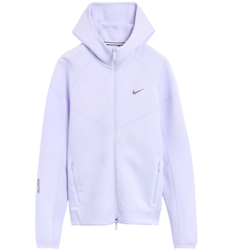 Nike x NOCTA NRG Tech Fleece Full Zip Hoodie Palest Purple Nike x NOCTA NRG Tech Fleece Full Zip Hoodie Palest Purple