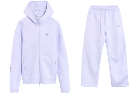 Nike x NOCTA NRG Tech Fleece Hoodie & Pants Set Palest Purple Nike x NOCTA NRG Tech Fleece Hoodie & Pants Set Palest Purple