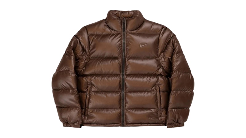 Pre-owned Nike X Nocta Sunset Puffer Jacket (asia Sizing) In Baroque Brown/olive Grey