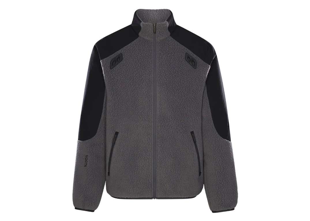 Pre-owned Nike X Nocta Tahr Sherpa Zip-up Jacket Iron Grey