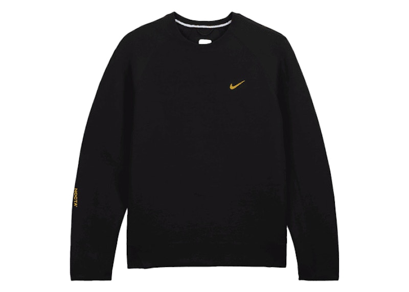 Nike black best sale crew neck