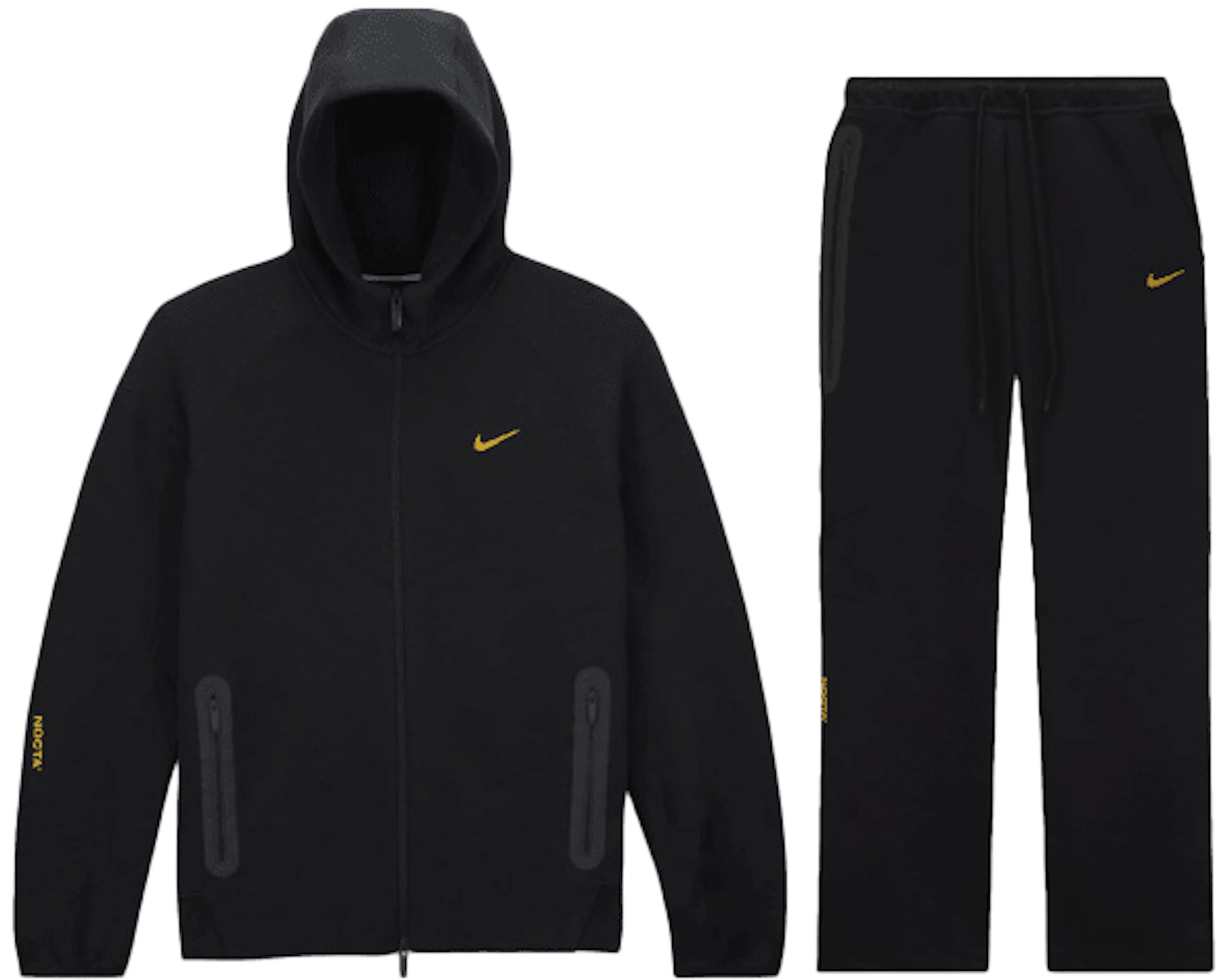 Nike x NOCTA Tech Fleece Hoodie & Joggers Set Black Men's - FW23 - US