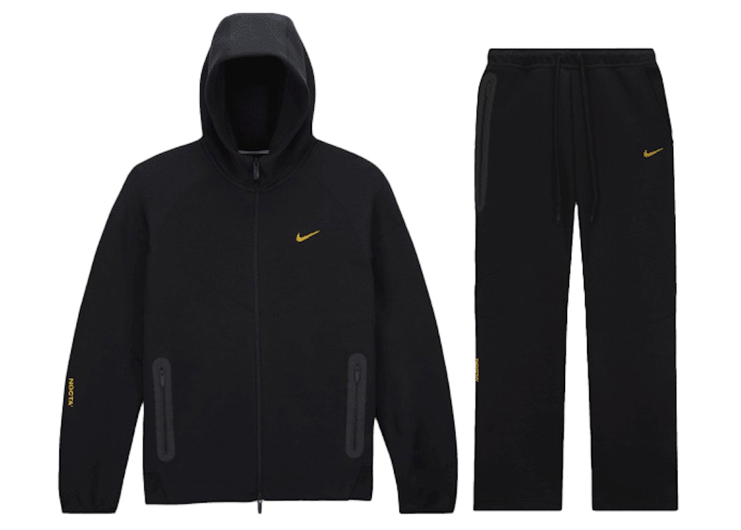 Pre-owned Nike X Nocta Tech Fleece Hoodie & Joggers Set Black
