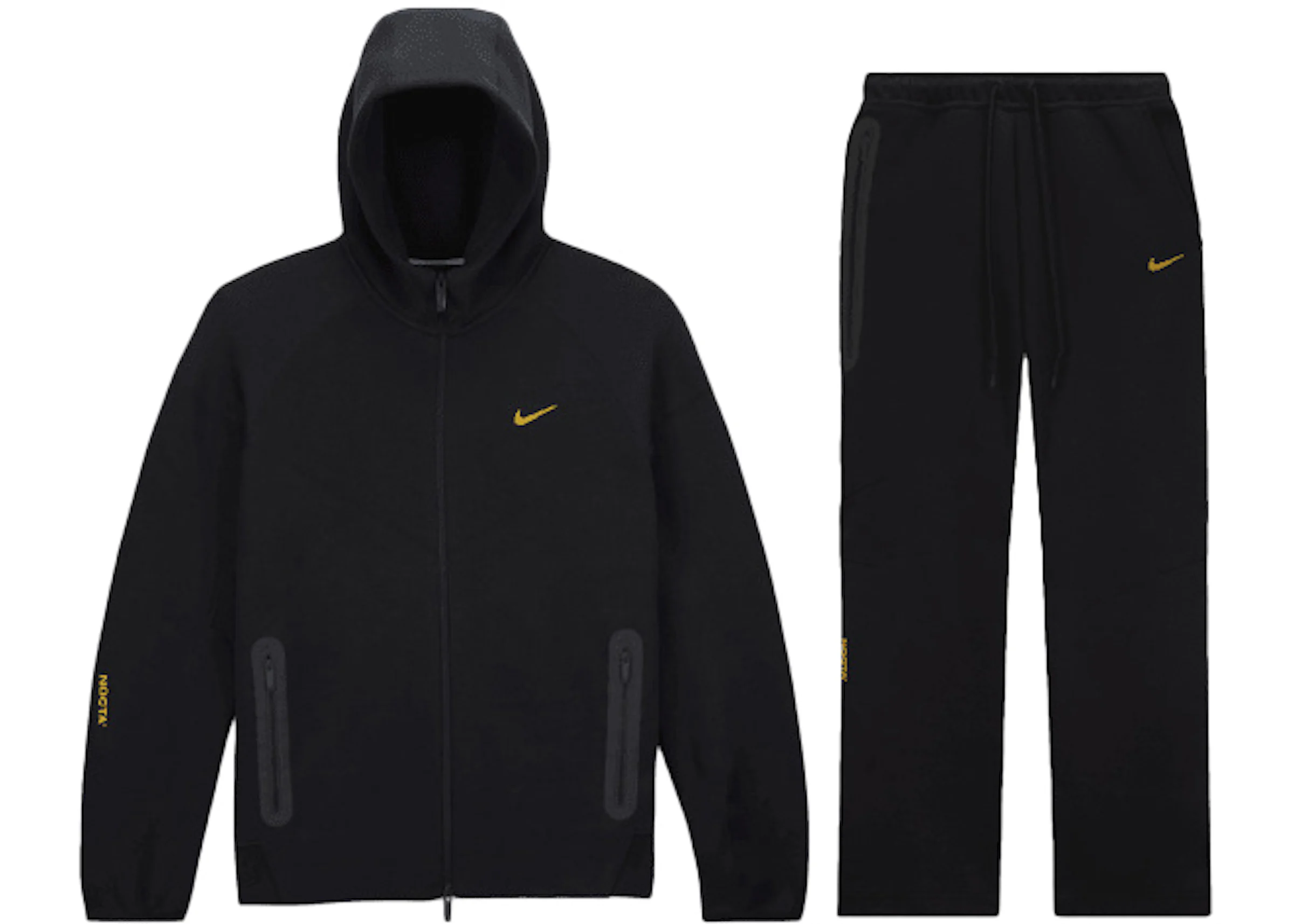 Nike x NOCTA Tech Fleece Hoodie & Joggers Set Black Men's - FW23 - US