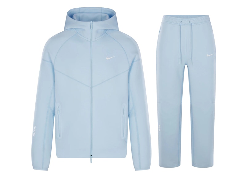 Nike x NOCTA Tech Fleece Hoodie Joggers Set Cobalt Blue Tint