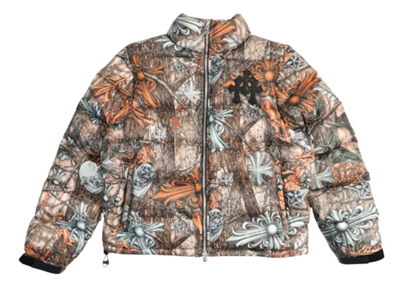 Nike x NOCTA x Chrome Hearts Leather Cross Patch Puffer Jacket