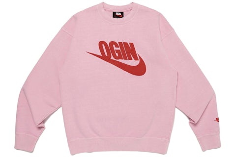 Sudadera Nike x Nigo NRG Fleece Crew (Exclusivo Japón) Rosa Hombre