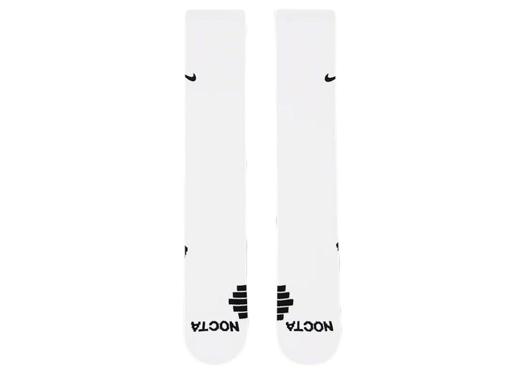 Pre-owned Nike X Nocta Basketball Socks (asia Sizing) White