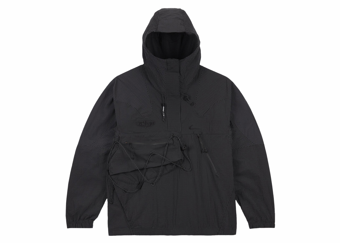 Nike black anorak outlet jacket