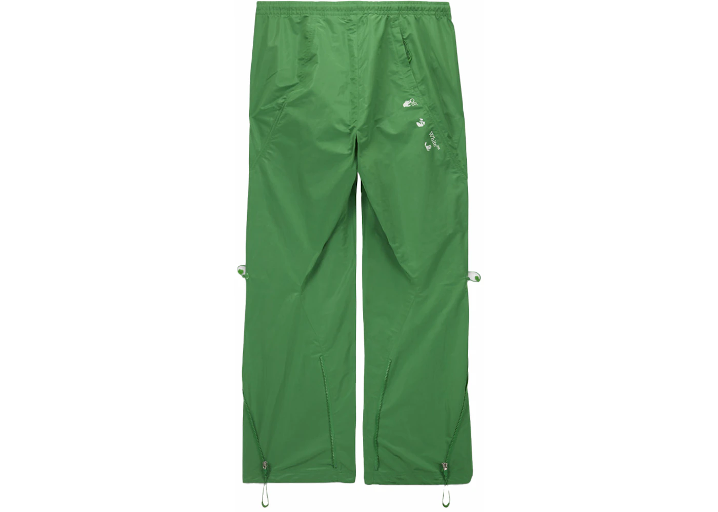 Green off white pants Clearance