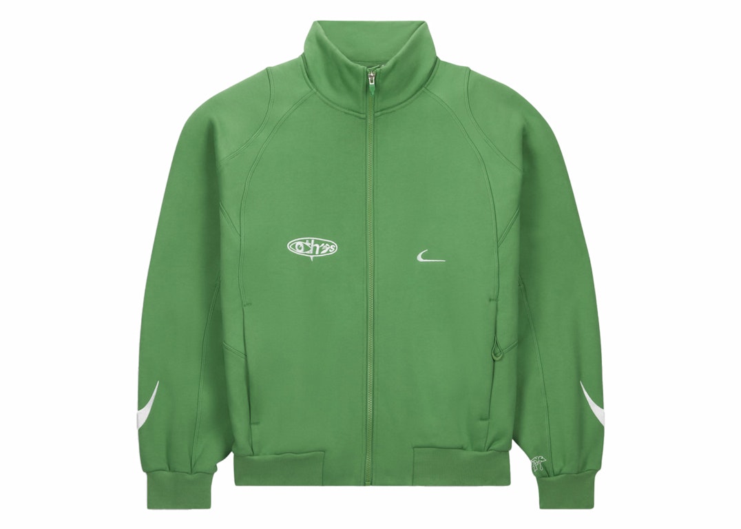 Pre-owned Nike X Off-white Track Jacket (asia Sizing) Green