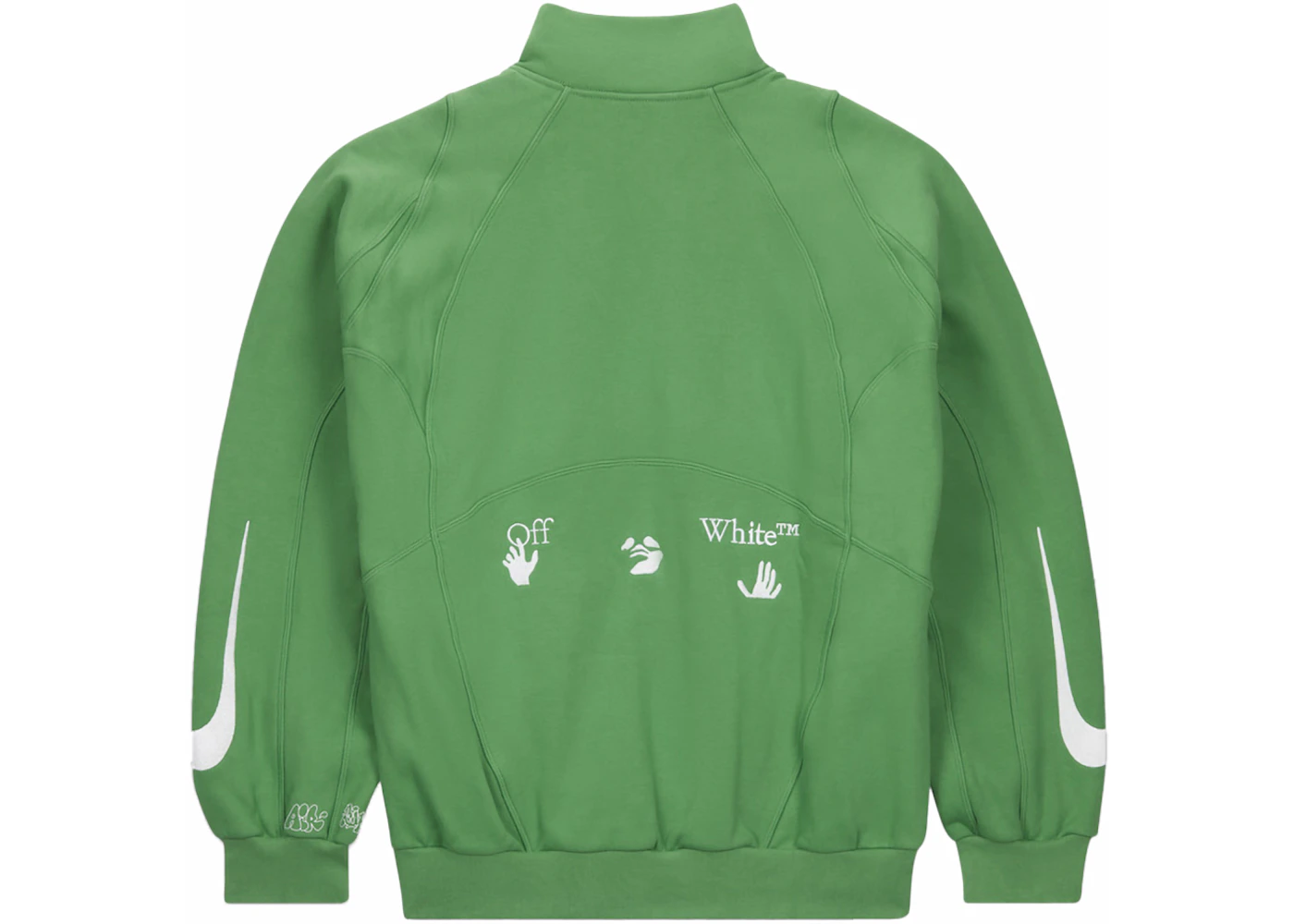 Nike x Off-White MC Track Jacket Kelly Green Men's - FW23 - US