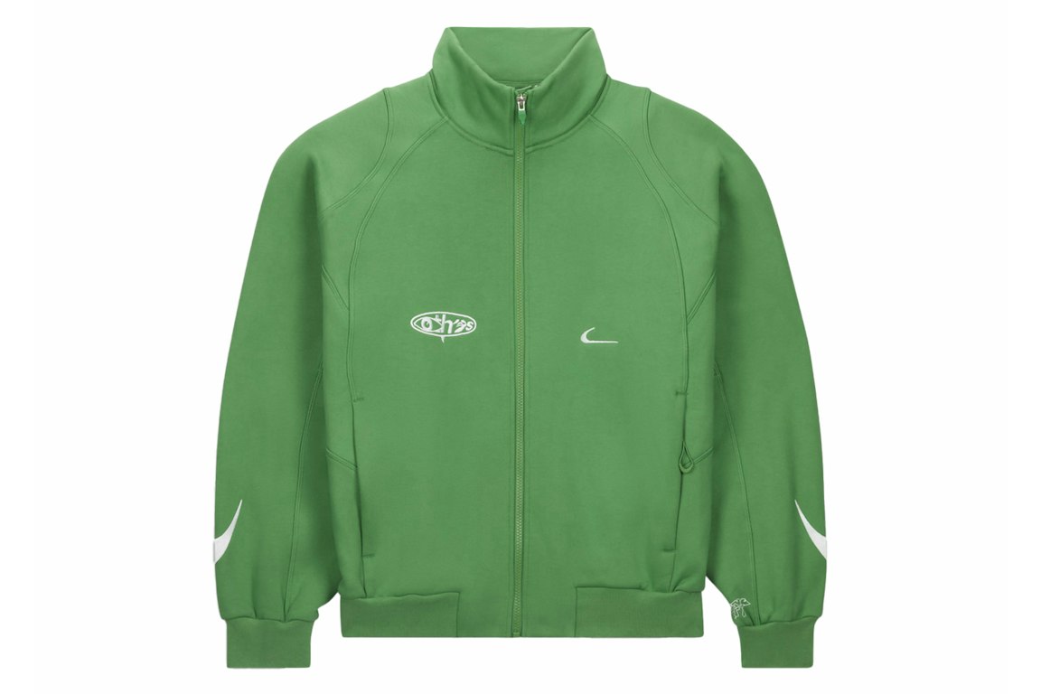 Pre-owned Nike X Off-white Mc Track Jacket Kelly Green