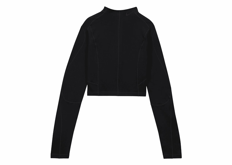 Black and white nike best sale long sleeve