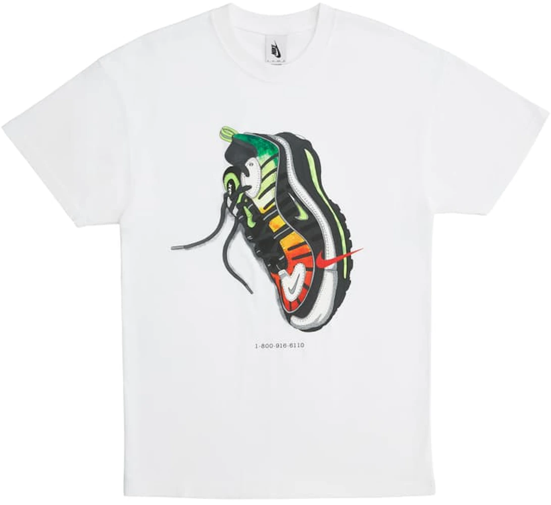 Hoeveelheid van Plaatsen Voorlopige naam Nike x Olivia Kim Air Max 98 Graphic T-Shirt White - FW19 - US