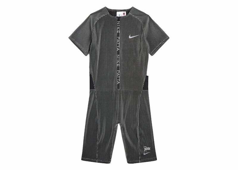 Nike x Patta Running Team Race Suit Black/Grey Men's - SS24 - US